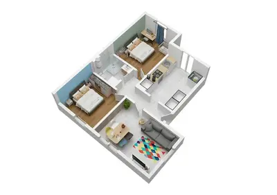 Plan de l'établissement 5 mins to Basel - Private Parking Space - Fully Renovated