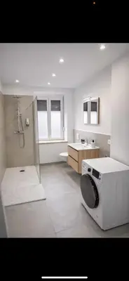 Salle de bains dans l'établissement Joli T2 proche parc expo