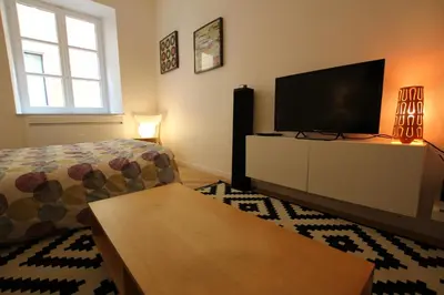 Télévision ou salle de divertissement dans l'établissement Colmar City Center - Quiet Studio ALSACE