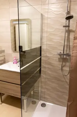 Salle de bains dans l'établissement L'ambassadeur - Colmar centre