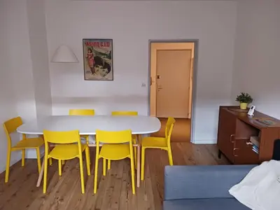 Coin salon dans l'établissement Colmar City Center - Cosy Appartement BED' N' BREDALA Max