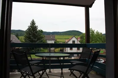 Vue générale sur la montagne ou vue sur la montagne depuis l'appartement