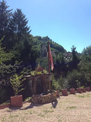Paysage naturel près de la maison de vacances