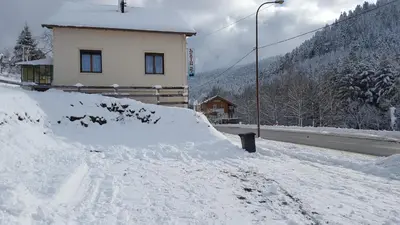 L'établissement Gite de L'ours en hiver