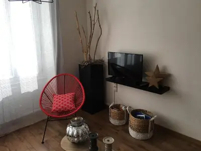 Télévision ou salle de divertissement dans l'établissement Appartement Colmar Petite Venise