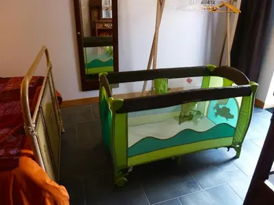 Un ou plusieurs lits dans un hébergement de l'établissement Gîte Chez Dimanche