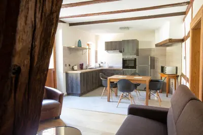 Cuisine ou kitchenette dans l'établissement Laterale Residences Riquewihr