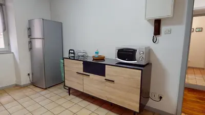 Cuisine ou kitchenette dans l'établissement Appartements Porte Neuve