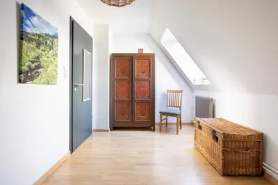 Coin salon dans l'établissement Gîte 