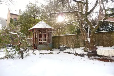 L'établissement La Clé d'Alsace en hiver