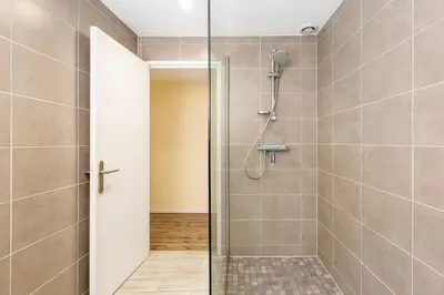 Salle de bains dans l'établissement Le Gîte de Sandra