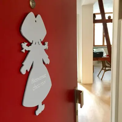 Plan de l'établissement Gîte Atelier de Hansi - Colmar Centre