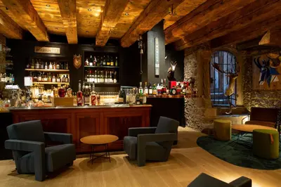 Boissons dans l'établissement Relais et Châteaux Le Chambard