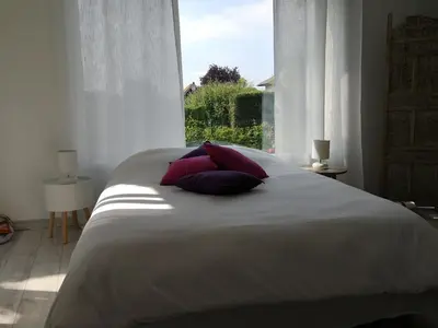 Un ou plusieurs lits dans un hébergement de l'établissement La Maison D'ayona