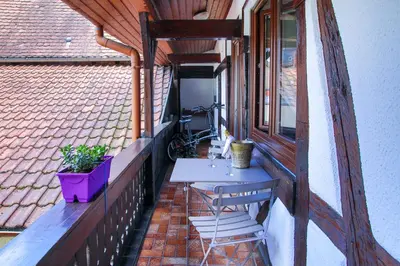 Balcon ou terrasse dans l'établissement Suites Residences Spa