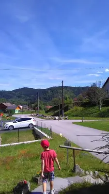 Paysage naturel près de la maison de vacances