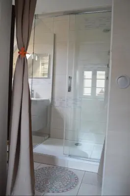 Salle de bains dans l'établissement Coeur d'alsace