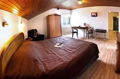 Un ou plusieurs lits dans un hébergement de l'établissement Auberge Obersolberg