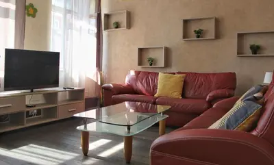Télévision ou salle de divertissement dans l'établissement Residence du Galtz