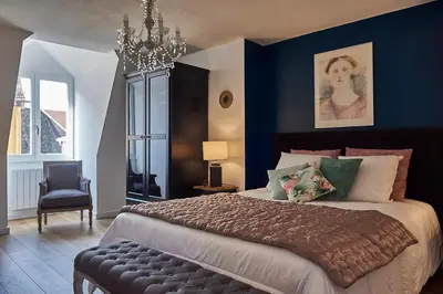 Un ou plusieurs lits dans un hébergement de l'établissement Les Appartements Saint-Martin