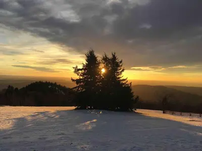 Paysage naturel près de la maison de vacances