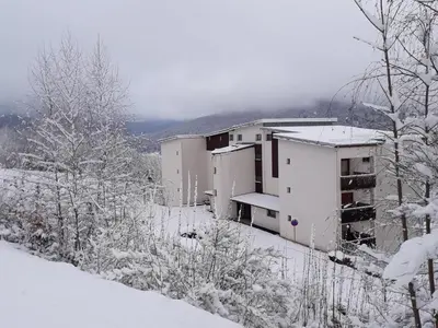 L'établissement Studio les bleuets en hiver