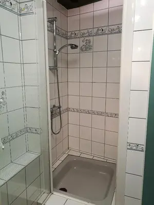 Salle de bains dans l'établissement Au Cep de Vigne