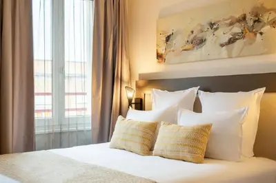 Un ou plusieurs lits dans un hébergement de l'établissement Best Western Plus Hôtel Belfort Centre Gare