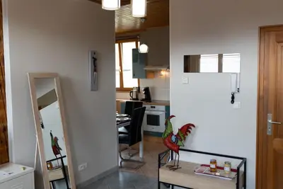 Cuisine ou kitchenette dans l'établissement Le Schwendala - Quartier Petite Venise