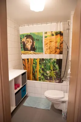 Salle de bains dans l'établissement Escapade à la ferme