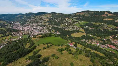 Paysage naturel près de la maison de vacances