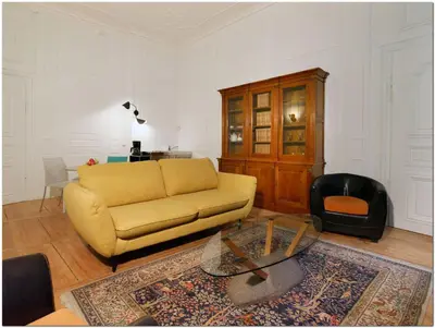 Coin salon dans l'établissement Appartement Le 22 - Colmar Centre Parking Privatif en option