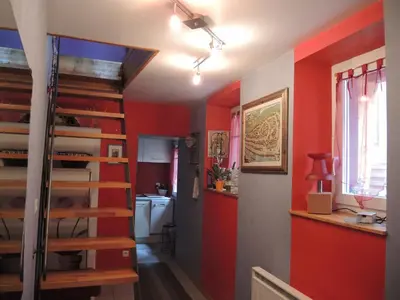 Cuisine ou kitchenette dans l'établissement GITE le 70 à TURCKHEIM, 10 min Colmar