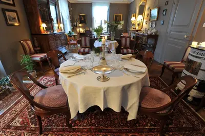 Coin salon dans l'établissement La Maison D'hôtes du Parc