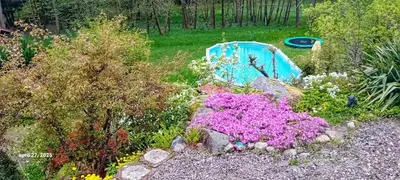 Jardin de l'établissement Chalet Notre Retraite