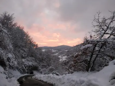 Paysage naturel près de la maison d'hôtes