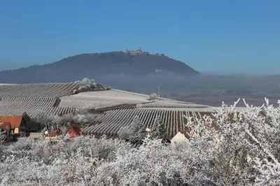 Vue générale sur la montagne ou vue sur la montagne depuis l'appartement