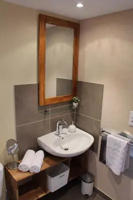 Salle de bains dans l'établissement Gîte au centre de l'alsace