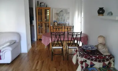 Coin salon dans l'établissement Résidence Le Parc COLMAR