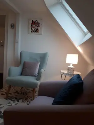 Coin salon dans l'établissement Carpe Diem Bed & Breakfast