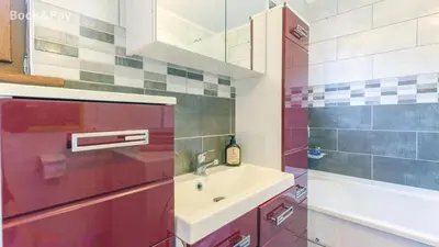 Salle de bains dans l'établissement La Baraque