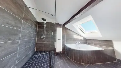 Salle de bains dans l'établissement Le Cocon Colmarien - Proche centre ville et gare - stationnement gratuit - 10 personnes
