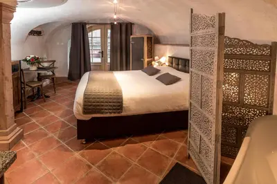 Un ou plusieurs lits dans un hébergement de l'établissement MY SWEET HOMES - STUDIO 