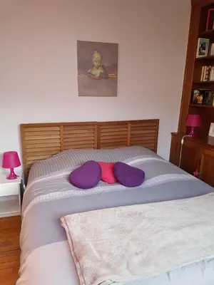 Un ou plusieurs lits dans un hébergement de l'établissement Chalet La Zaubette 8 personnes