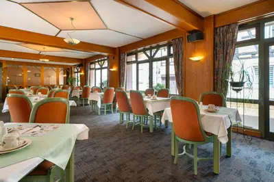 Restaurant ou autre lieu de restauration dans l'établissement Hôtel A la Vignette - COLMAR-NORD