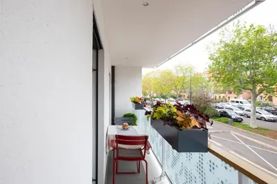 Balcon ou terrasse dans l'établissement Saint Germain