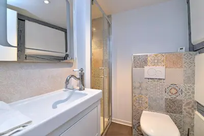 Salle de bains dans l'établissement La stub de la Petite Venise