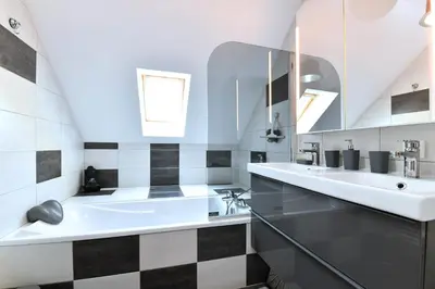 Cuisine ou kitchenette dans l'établissement Appartement Côté Vignes avec Terrasse et Parking
