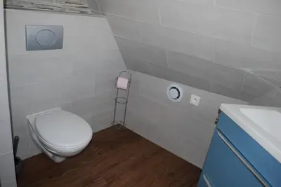 Salle de bains dans l'établissement maison d en haut