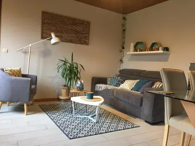 Coin salon dans l'établissement Un petit coin d’Alsace